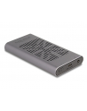 DeLOCK External USB 20 Gbps Enclosure for 2 x M.2 NVMe PCIe SSD, Drive Enclosure (Gray, Bootable, Plug ' Play) - nr 13