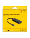 DeLOCK USB-C > 3x DisplayPort Splitter MST 4K 60Hz (black, 15cm) - nr 2