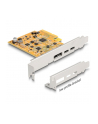 DeLOCK PCIe x4 card for 1x ext. USB-C 10 Gbit/s B. + 1x external USB-C DP Alt Mode, USB controller - nr 10