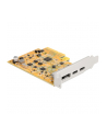 DeLOCK PCIe x4 card for 1x ext. USB-C 10 Gbit/s B. + 1x external USB-C DP Alt Mode, USB controller - nr 1