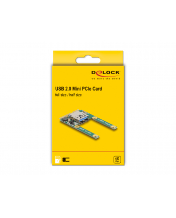 DeLOCK PCIe I/O 1 x USB 2.0 Type-A socket