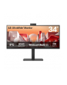 lg electronics LG 34BA85QE-B.AEU, LED monitor - 34 - black, UWQHD, IPS, curved, full HD webcam/microphone - nr 1