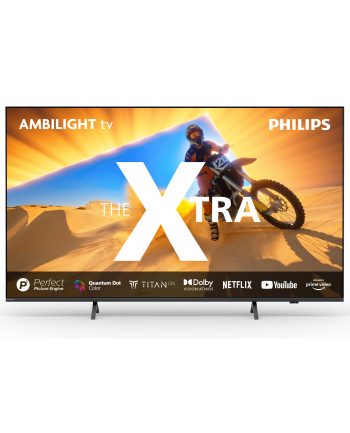 Philips The Xtra 85PML9009/12, LED TV  - 85 - anthracite, UltraHD/4K, WLAN, Ambilight, Dolby Vision, 144Hz panel
