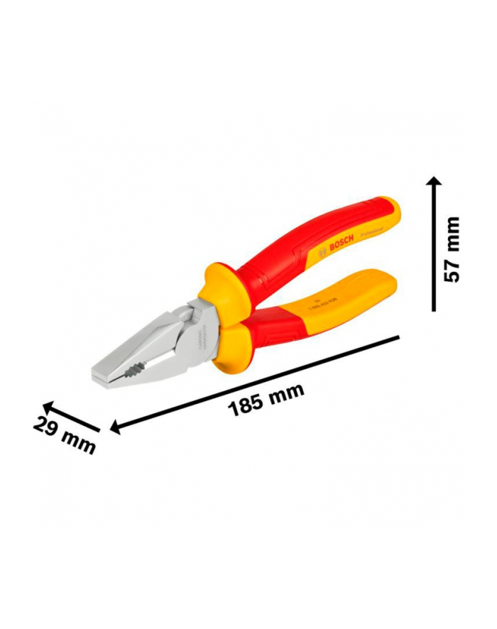 bosch powertools Bosch VDE combination pliers Professional 180mm (red/yellow) główny