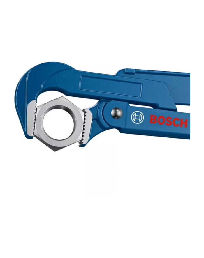 bosch powertools Bosch plumbing corner pipe wrench 90° Professional 420mm, pipe / water pump pliers (blue, gripping jaw position 90°) główny