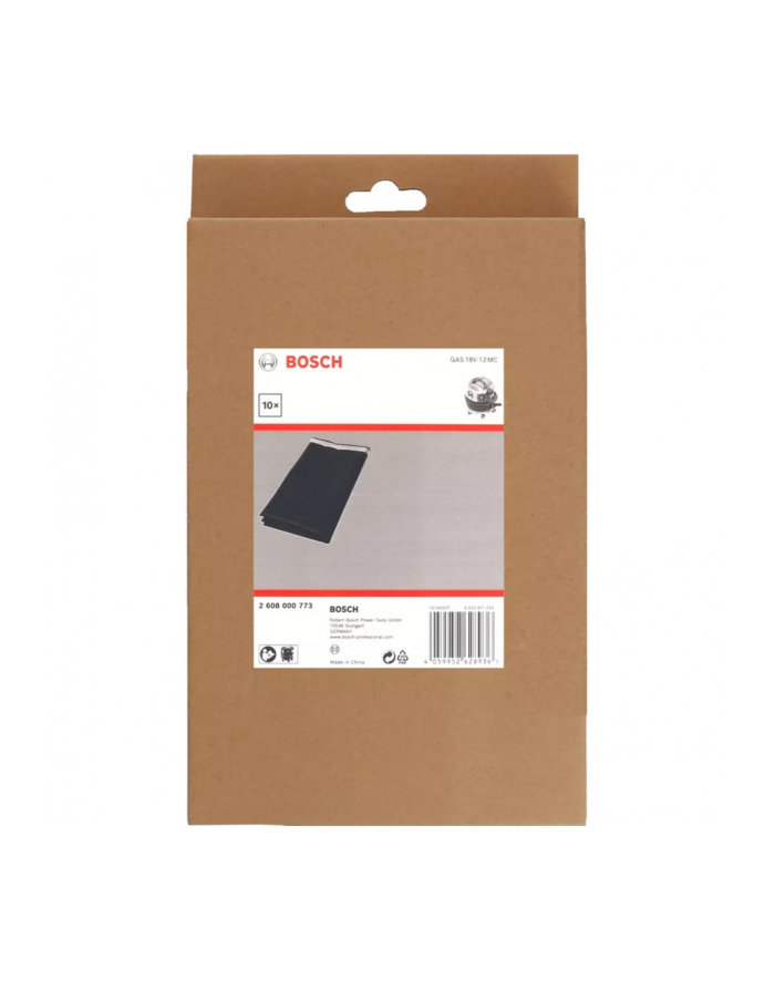 bosch powertools Bosch disposal bag (PE), for GAS 18V-12 MC Professional, bag (black, 10 pieces) główny