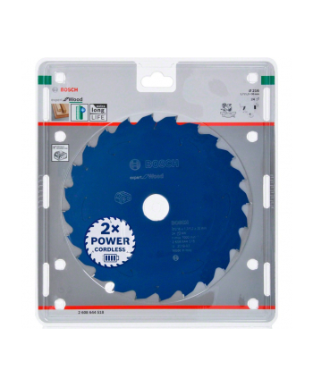 bosch powertools Bosch circular saw blade Expert for Wood,  216mm, 24Z (bore 30mm, for cordless miter saws)
