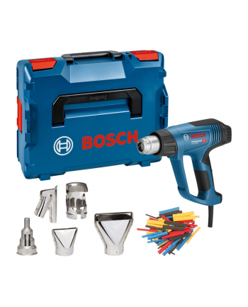 bosch powertools Bosch hot air gun GHG 23-66 Professional + 5-piece accessories (blue/black, 2,300 watts, L-BOXX)