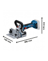 bosch powertools Bosch cordless flat dowel cutter GFF 18V-22 Professional Solo, 18 volt (blue/black, without battery and charger, in L-BOXX) - nr 11