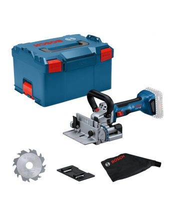 bosch powertools Bosch cordless flat dowel cutter GFF 18V-22 Professional Solo, 18 volt (blue/black, without battery and charger, in L-BOXX)