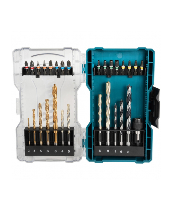 Makita drill ' bit set E-07054, 29 pieces (folding box with transparent lid)