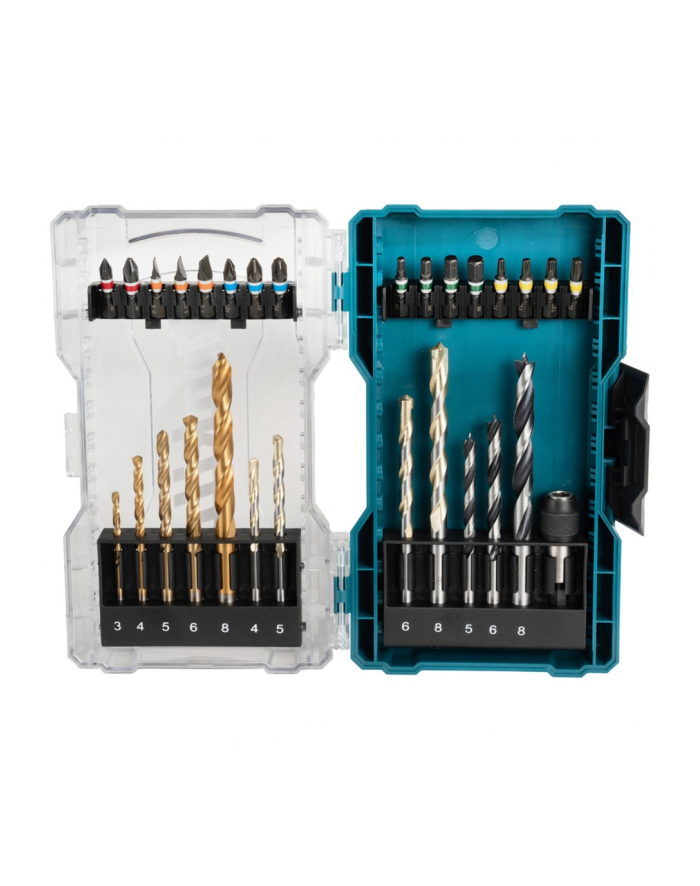 Makita drill ' bit set E-07054, 29 pieces (folding box with transparent lid) główny