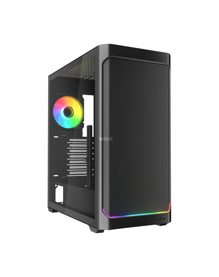 Sharkoon AK4W RGB Strip, Tower Case (black, Tempered Glass) główny