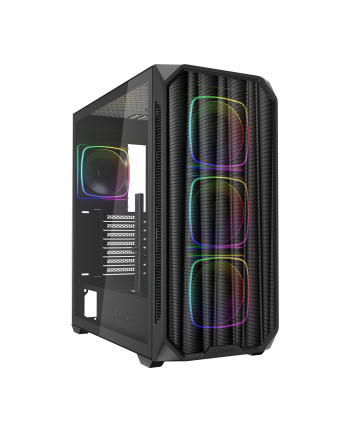 Sharkoon AK5M RGB, tower case (black, tempered glass)