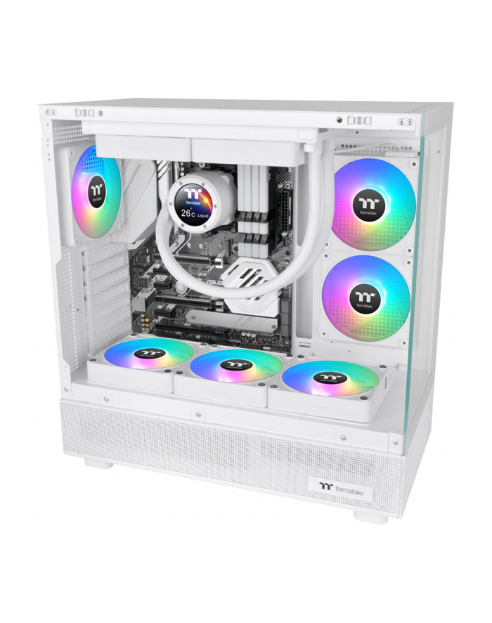 Thermaltake CT140 EX Reverse ARGB Sync PC Cooling Fan (White, Pack of 3, 140 mm) główny