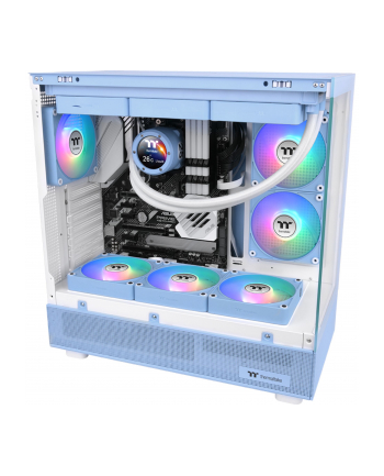 Thermaltake CT140 EX Reverse ARGB Sync PC Cooling Fan (Light Blue, Pack of 3, 140 mm)