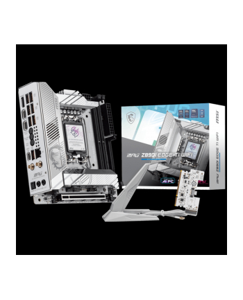 MSI MPG Z890I EDGE TI WIFI - Socekt 1851 - motherboard (BIAŁY/silver)