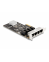 DeLOCK PCIe x4 to 4 x RJ45 Gbit, LAN adapter (Realtek RTL8111H) - nr 19