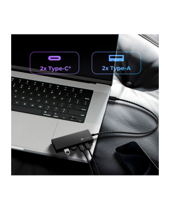 ICY BOX IB-HUB1436-CPD 4-Port USB 3.2 Gen 2, USB hub (black)
