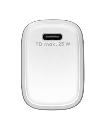 goobay USB-C PD GaN fast charger 25 watts (BIAŁY, Power Delivery 3.0)