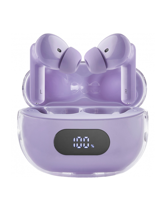 Intenso Buds Plus T313AE, headset (purple) główny