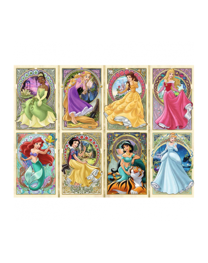 Ravensburger Puzzle Disney Princess - Nouveau Art Princesses (1000 pieces) główny