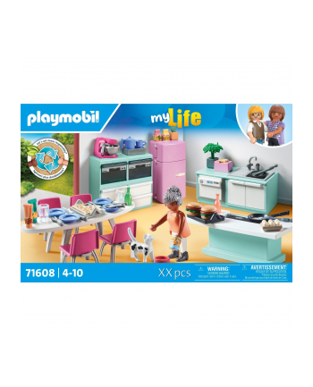 PLAYMOBIL 71608 My Life Kitchen with Dining Area, Construction Toy nr 2