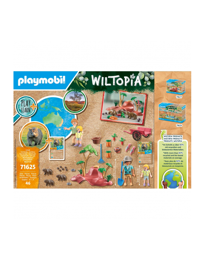 PLAYMOBIL 71625 Wiltopia Wombat Shelter, construction toy główny