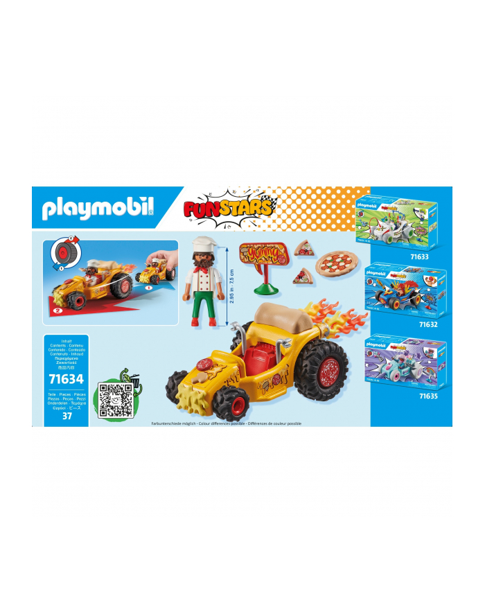 PLAYMOBIL 71634 Funstars Racing Pizza, construction toy główny