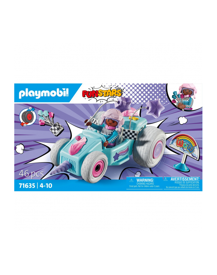 PLAYMOBIL 71635 Funstars Racing Unicorn, construction toy główny
