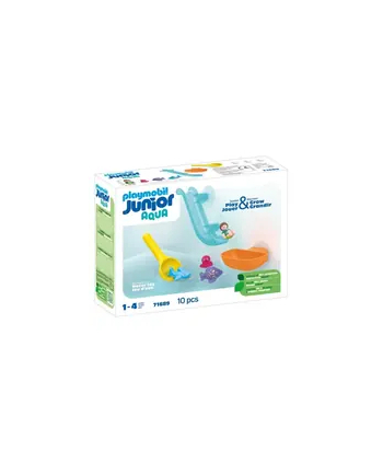 PLAYMOBIL 71689 Junior Aqua: Catching fun with sea creatures, construction toy