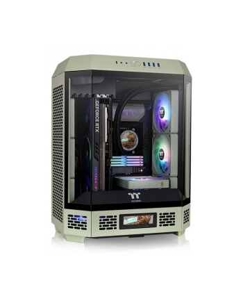 Thermaltake The Tower 600 , Tower Case (light green, Tempered Glass x 3)