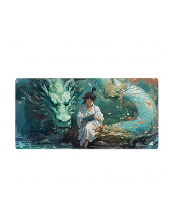 Sharkoon SKILLER SGP40 D8, gaming mouse pad (teal/multi-colored)