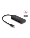 DeLOCK USB-C > 3x DisplayPort Splitter MST 4K 60Hz (black, 15cm) - nr 4