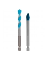 bosch powertools Bosch Expert HEX-9 HardCeramic + HEX-9 MultiConstruction drill bit set, ? 8mm (2-piece) - nr 7