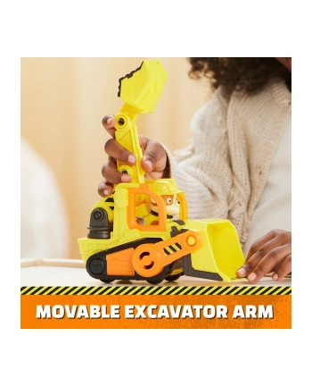 Spinmaster Rubble ' Crew - Bulldozer Construction Vehicle with Rubble Figure