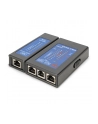 digitus Tester kabli sieciowych i komunikacyjnych LED, kat.5e-kat.6A, (RJ45, RJ12, RJ11), Auto-Scan z PoE - nr 28