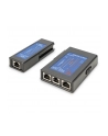 digitus Tester kabli sieciowych i komunikacyjnych LED, kat.5e-kat.6A, (RJ45, RJ12, RJ11), Auto-Scan z PoE - nr 30