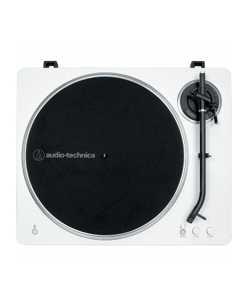 audio technica Audio-Technica AT-LP70XBTWS, record player (BIAŁY/silver, integrated phono preamplifier, Bluetooth, fully automatic, belt drive)