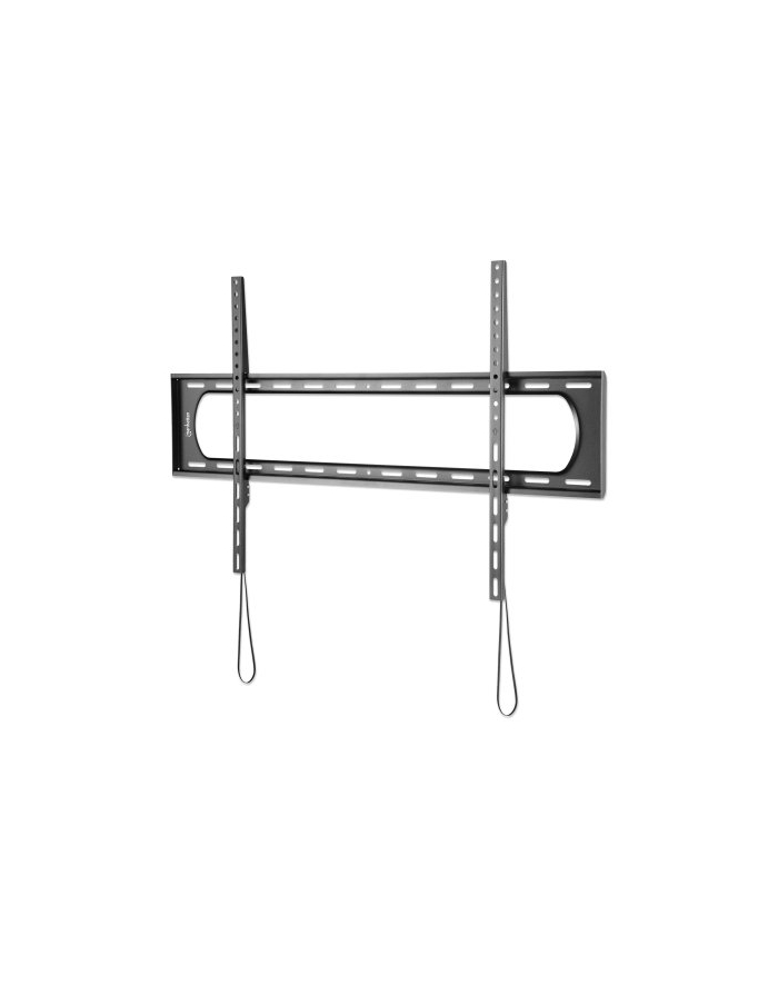 MANHATTAN Heavy-Duty Low-Profile Large-Screen TV Wall Mount Holds One 60i to 120i TV up to 120 kg 264 lbs. Fixed TV Bracket Black główny
