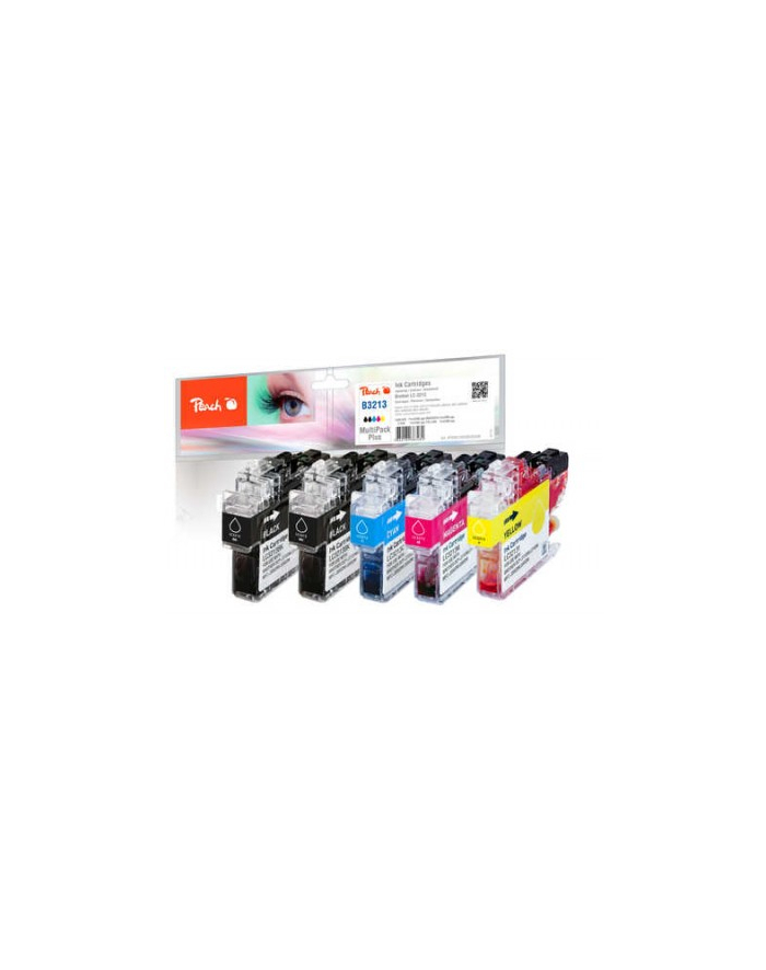 Peach Ink Economy Pack Plus PI500-260 (compatible with Bczerwonyher LC-3213) główny