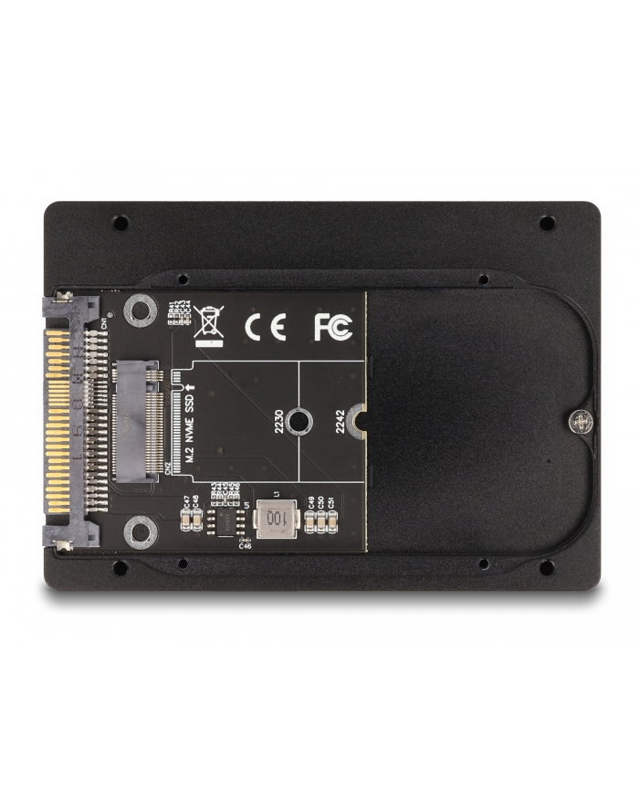 DeLOCK 2.5? converter U.2 SFF-8639 to M.2 NVMe (black, Key M – 7 mm) główny