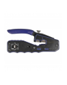 DeLOCK Crimping pliers for 8P/ RJ45 MODULARNY plugs, crimping pliers (black/blue, with blade and stripper (Easy-Connect)) - nr 10