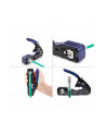 DeLOCK Crimping pliers for 8P/ RJ45 MODULARNY plugs, crimping pliers (black/blue, with blade and stripper (Easy-Connect)) - nr 11