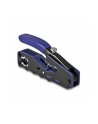DeLOCK Crimping pliers for 8P/ RJ45 MODULARNY plugs, crimping pliers (black/blue, with blade and stripper (Easy-Connect)) - nr 13