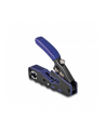 DeLOCK Crimping pliers for 8P/ RJ45 MODULARNY plugs, crimping pliers (black/blue, with blade and stripper (Easy-Connect)) - nr 8
