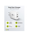 goobay USB-C dual fast charger, PD, GaN, 65 watts (BIAŁY, 1x USB-C, 1x USB-A, Power Delivery) - nr 10