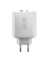 goobay USB-C dual fast charger, PD, GaN, 65 watts (BIAŁY, 1x USB-C, 1x USB-A, Power Delivery) - nr 3