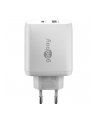 goobay USB-C dual fast charger, PD, GaN, 65 watts (BIAŁY, 1x USB-C, 1x USB-A, Power Delivery) - nr 8