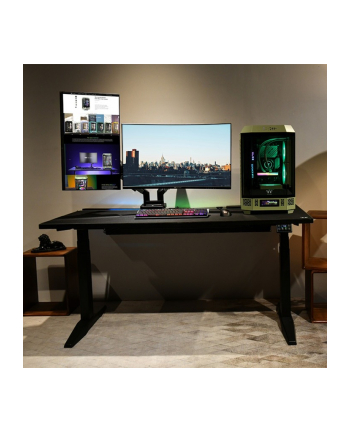 Thermaltake Dual RGB Gaming Monitor Arm, monitor mount (black, for monitors 17'' - 35'')